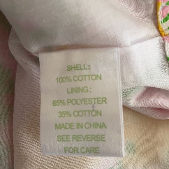 Lilly Pulitzer Girls Size 12 Lined Fish Seahorse Colorful Pockets Shift Dress - Picture 6 of 7